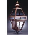 Northeast Lantern Boston 29 Inch Tall 3 Light Outdoor Wall Light - 1221-AB-LT3-CSG