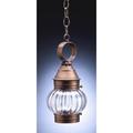 Northeast Lantern Onion 12 Inch Tall Outdoor Hanging Lantern - 2012-AB-MED-CSG