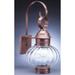 Northeast Lantern Onion 21 Inch Tall Outdoor Wall Light - 2041-AB-MED-CSG