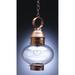 Northeast Lantern Onion 17 Inch Tall Outdoor Hanging Lantern - 2042-DB-MED-CSG