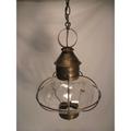 Northeast Lantern Onion 17 Inch Tall Outdoor Hanging Lantern - 2542-AC-MED-CSG