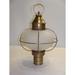 Northeast Lantern Onion 20 Inch Tall 3 Light Outdoor Post Lamp - 2543-AC-MED-OPT