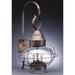 Northeast Lantern Onion 25 Inch Tall 2 Light Outdoor Wall Light - 2571-AC-LT2-CLR