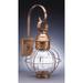 Northeast Lantern Onion 23 Inch Tall Outdoor Wall Light - 2831-AB-MED-OPT