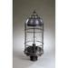 Northeast Lantern Nautical 22 Inch Tall Outdoor Post Lamp - 3533-AB-MED-CSG