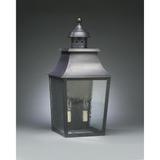 Northeast Lantern Sharon 21 Inch Tall Outdoor Wall Light - 5541-DAB-CIM-SMG