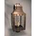 Northeast Lantern Livery 23 Inch Tall 3 Light Outdoor Post Lamp - 9253-AC-LT3-CLR