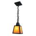 Arroyo Craftsman A-Line 5 Inch Mini Pendant - AH-1T-GW-BK