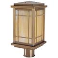 Arroyo Craftsman Avenue 13 Inch Tall 1 Light Outdoor Post Lamp - AVP-8-OF-RC