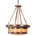 Arroyo Craftsman Berkeley 19 Inch Large Pendant - BCMH-20-OF-BK