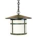 Arroyo Craftsman Berkeley 15 Inch Tall 1 Light Outdoor Hanging Lantern - BH-17-RM-BK