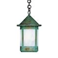 Arroyo Craftsman Berkeley 12 Inch Tall 1 Light Outdoor Hanging Lantern - BH-7-M-BZ