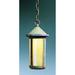Arroyo Craftsman Berkeley 15 Inch Tall 1 Light Outdoor Hanging Lantern - BH-7L-M-MB