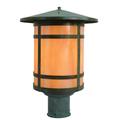 Arroyo Craftsman Berkeley 12 Inch Tall 1 Light Outdoor Post Lamp - BP-11L-OF-RC