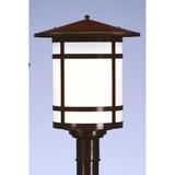 Arroyo Craftsman Berkeley 15 Inch Tall 1 Light Outdoor Post Lamp - BP-14L-F-RB