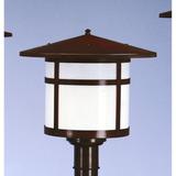 Arroyo Craftsman Berkeley 13 Inch Tall 1 Light Outdoor Post Lamp - BP-17-F-RC