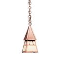 Arroyo Craftsman Dartmouth 12 Inch Tall 1 Light Outdoor Hanging Lantern - DH-4-AM-BZ