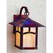 Arroyo Craftsman Evergreen 11 Inch Tall 1 Light Outdoor Wall Light - EB-7SF-OF-MB