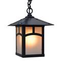 Arroyo Craftsman Evergreen 10 Inch Tall 1 Light Outdoor Hanging Lantern - EH-7SF-RM-RB