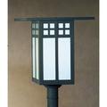 Arroyo Craftsman Glasgow 18 Inch Tall 1 Light Outdoor Post Lamp - GP-18-RM-VP