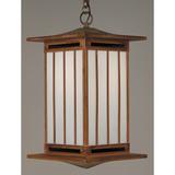 Arroyo Craftsman Himeji 23 Inch Tall 1 Light Outdoor Hanging Lantern - HIH-12-RGC-VP