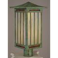 Arroyo Craftsman Himeji 22 Inch Tall 1 Light Outdoor Post Lamp - HIP-12-BC-MB