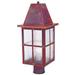 Arroyo Craftsman Hartford 20 Inch Tall 1 Light Outdoor Post Lamp - HP-8-TN-BK