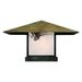 Arroyo Craftsman Monterey 17 Inch Tall 1 Light Outdoor Pier Lamp - MC-30CL-AM-S