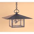 Arroyo Craftsman Monterey 12 Inch Tall 1 Light Outdoor Hanging Lantern - MH-17CL-AM-MB