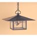 Arroyo Craftsman Monterey 12 Inch Tall 1 Light Outdoor Hanging Lantern - MH-17CL-GW-RB