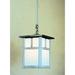 Arroyo Craftsman Mission 10 Inch Mini Pendant - MSH-10T-F-MB