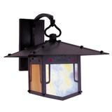 Arroyo Craftsman Pagoda 10 Inch Tall 1 Light Outdoor Wall Light - PDB-9-GRC-S