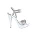 Michael Antonio Heels: White Shoes - Women's Size 7 - Open Toe