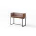 Punt Mobles 47.2" W Rectangular Writing Desk Wood/Metal in Black/Brown | 40.6 H x 47.2 W x 18.1 D in | Wayfair STH512BZ