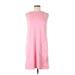 Old Navy Casual Dress - Mini Crew Neck Sleeveless: Pink Print Dresses - Women's Size Medium