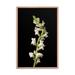 Latitude Run® NAT-2118-framed White Snapdragons Floral Nature Photo Framed Wall Art Print Framed On Paper Print in Black/Green | Wayfair