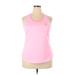 FILA Active Tank Top: Pink Activewear - Women's Size 2X-Large