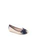 St. Tropez Bow Raffia Flat