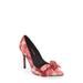 Ryana Tapestry Pointed Toe Bow Pump