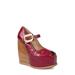 Philipah Peep Toe Platform Wedge Sandal