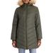 Faux Fur Trim Convertible Puffer 3-in-1 Maternity Jacket