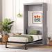 Space-Saving Murphy Bed, Modern Wall Bed Can Be Folded into a Cabinet, Murphy Bed Frame for Bedroom, Living Room or Home Office