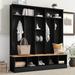 66.9''Hall Tree with Storage Bench For Entryway,Shoe Cabinet/Coat Rack/Storage Shelves