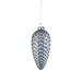 Cariad 6" Glass Pine Cone Ornaments, Set of 6