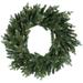 Pre-Lit Blue Spruce Artificial Christmas Wreath, 36-Inch, Clear Lights - Green