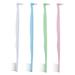 WOXINDA 4 Pieces Toothbrush Small Head End Tuft Toothbrush Orthodontic Soft Trim Wisdom