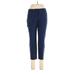 Express Casual Pants - Super Low Rise: Blue Bottoms - Women's Size 6