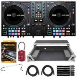 Rane ONE Professional Motorized DJ Controller with Digital Controller Flight Case Package