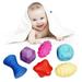 Sensory Ball for Babies 6 to 12 Months Baby Textured Sensory Ball Set Soft Squeeze Massage Balls Baby Balls for Toddlers 1-3 Massage Stress Relief Montessori Sensory Toys 6 Spikey Squeeze Ball