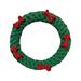 TOYMYTOY Weaving Christmas Circle Dog Toy Lovely Dog Chewing Toys Pet Toys Dog Puppy Bite Toys Pets Supplies for Home Shop